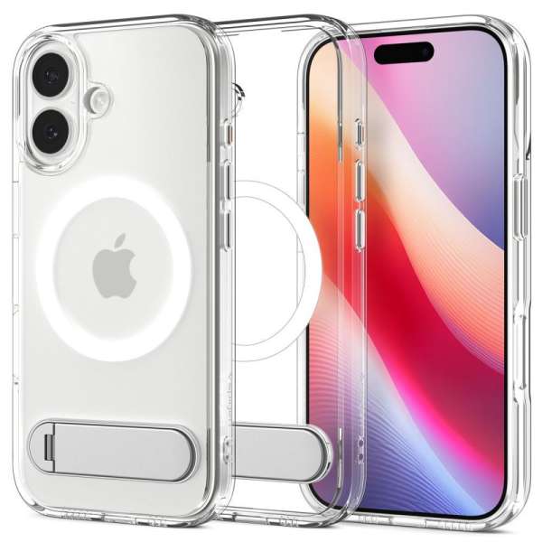 Spigen Ultra Hybrid S MagSafe case for iPhone 17 Clear White