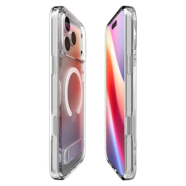 Spigen Ultra Hybrid S MagSafe case for iPhone 17 Pro Clear White