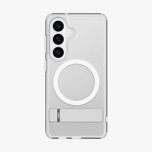 Spigen Ultra Hybrid S MagSafe case for Samsung Galaxy S26 Clear White