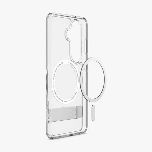 Spigen Ultra Hybrid S MagSafe case for Samsung Galaxy S26 Clear White
