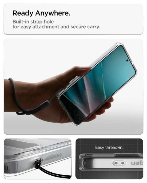 Spigen Ultra Hybrid S MagSafe case for Samsung Galaxy S26 Ultra Clear White
