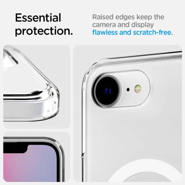 Spigen Ultra Hybrid S MagSafe iPhone 16e Clear White