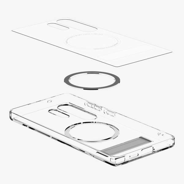 Spigen Ultra Hybrid S MagSafe Samsung Galaxy S25 Clear White