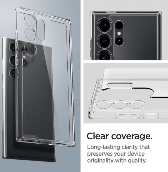 Spigen Ultra Hybrid Samsung Galaxy S24 Ultra Crystal Clear