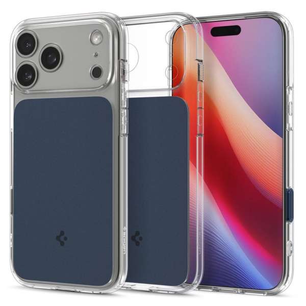 Spigen Ultra Hybrid T MagSafe case for iPhone 17 Pro Matte Blue
