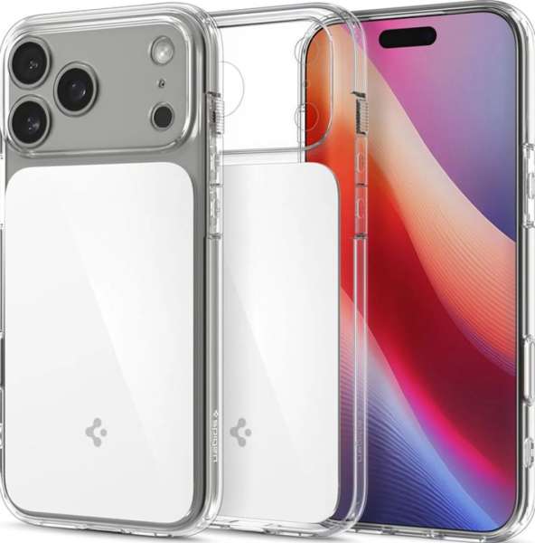 Spigen Ultra Hybrid T MagSafe case for iPhone 17 Pro Max Glossy White