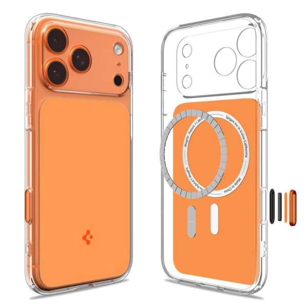 Spigen Ultra Hybrid T MagSafe for iPhone 17 Pro Max Glossy Orange