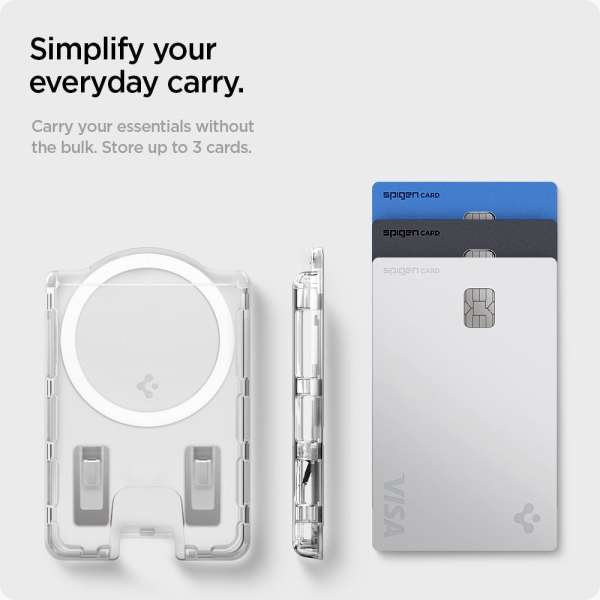 Spigen Ultra Hybrid Wallet MagSafe Samsung Galaxy S25 Series Crystal Clear