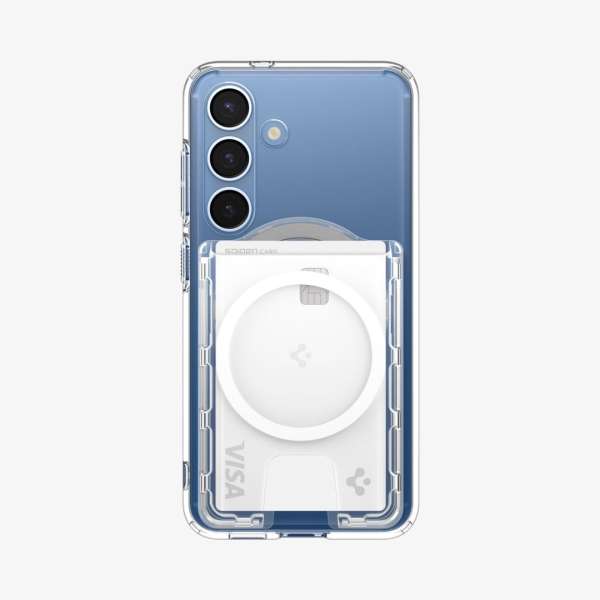 Spigen Ultra Hybrid Wallet MagSafe Samsung Galaxy S25 Series Crystal Clear