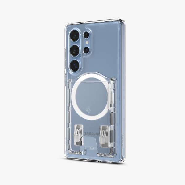 Spigen Ultra Hybrid Wallet MagSafe Samsung Galaxy S25 Series Crystal Clear