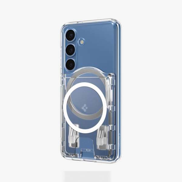 Spigen Ultra Hybrid Wallet MagSafe+ Samsung Galaxy S25 Series Crystal Clear
