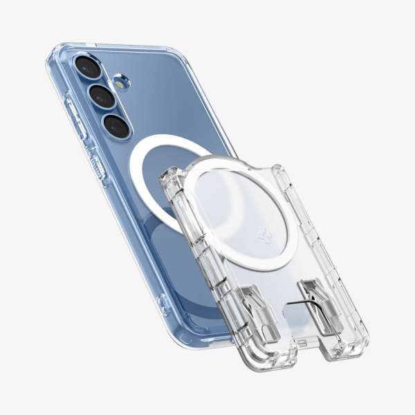 Spigen Ultra Hybrid Wallet MagSafe Samsung Galaxy S25 Series Crystal Clear