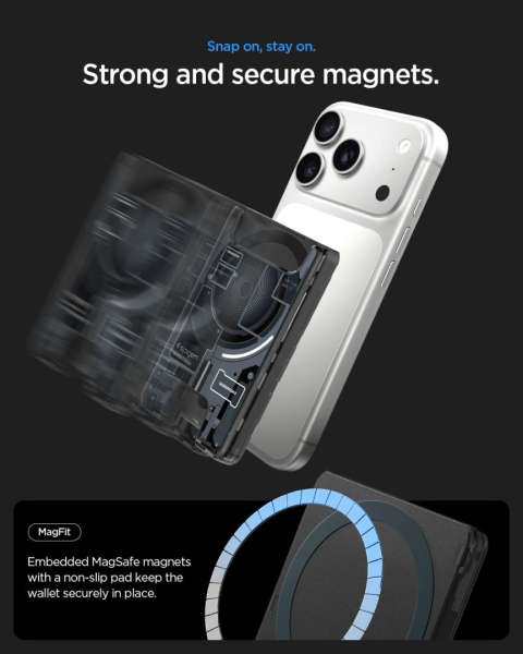 Spigen Ultra Hybrid Wallet MagSafe Zero One Black