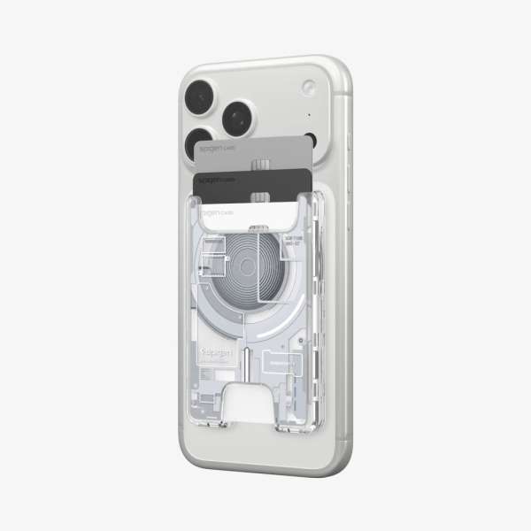 Spigen Ultra Hybrid Wallet MagSafe Zero One White