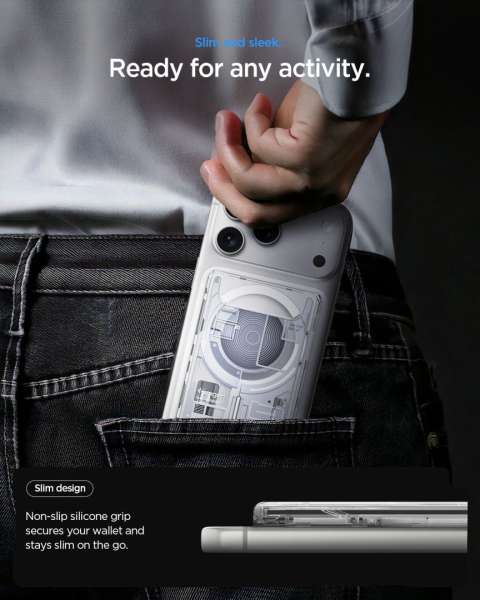 Spigen Ultra Hybrid Wallet MagSafe Zero One White
