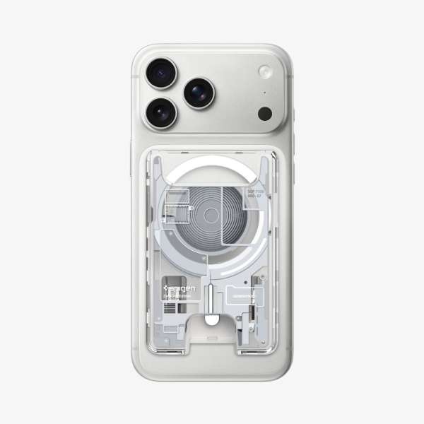 Spigen Ultra Hybrid Wallet MagSafe Zero One White