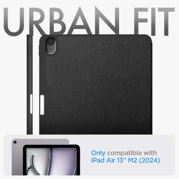 Spigen Urban Fit iPad Air 13" 2024 Black