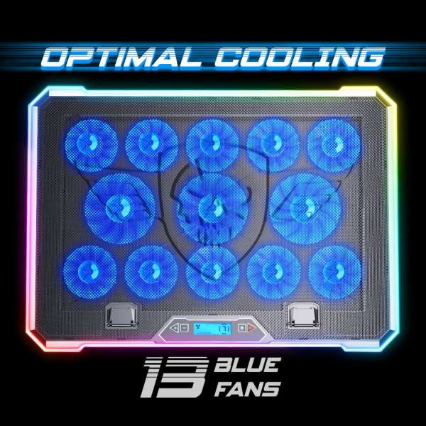 Spirit Of Gamer AirBlade 1300 RGB Notebook hűtő Black