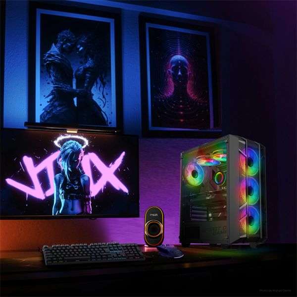 Spirit Of Gamer Rebel NX Tempered Glass Black