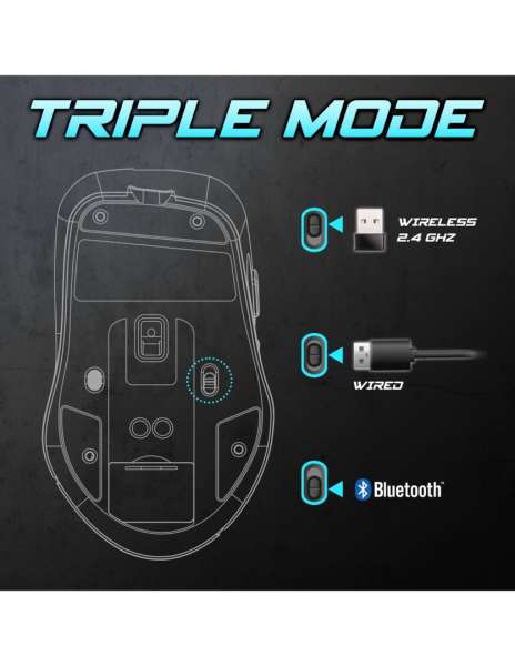 Spirit Of Gamer Elite M50 Dark Gaming Mouse Black