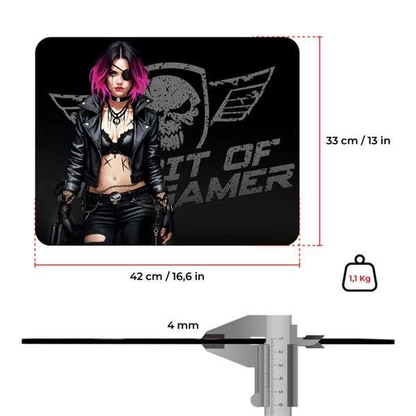 Spirit Of Gamer Phantom Egérpad Black