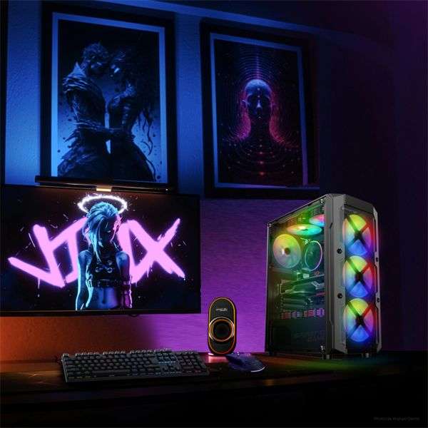 Spirit Of Gamer Rebel XT Tempered Glass Black
