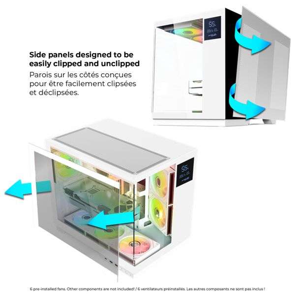 Spirit Of Gamer Viper CRX Tempered Glass White