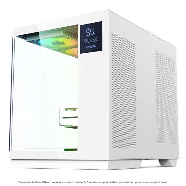 Spirit Of Gamer Viper CRX Tempered Glass White