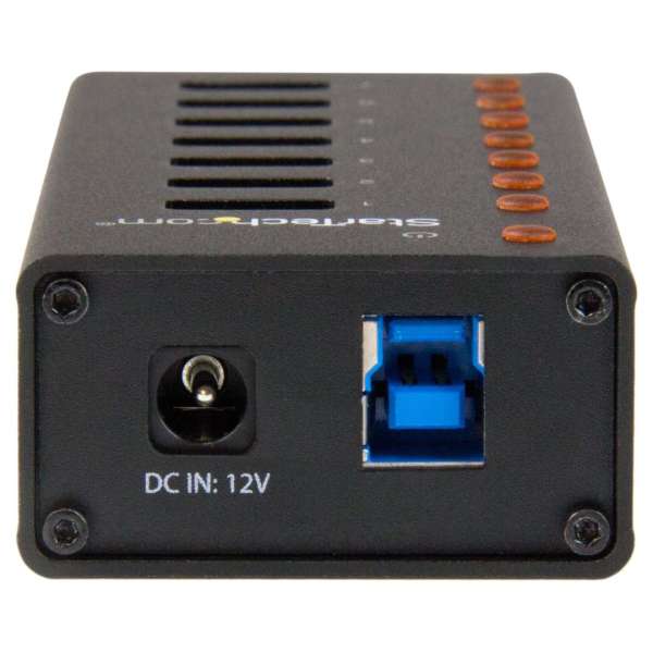 Startech 7-portos USB3.0 HUB Black