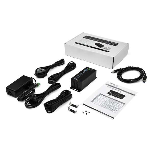 Startech 7-portos USB3.2 HUB Black