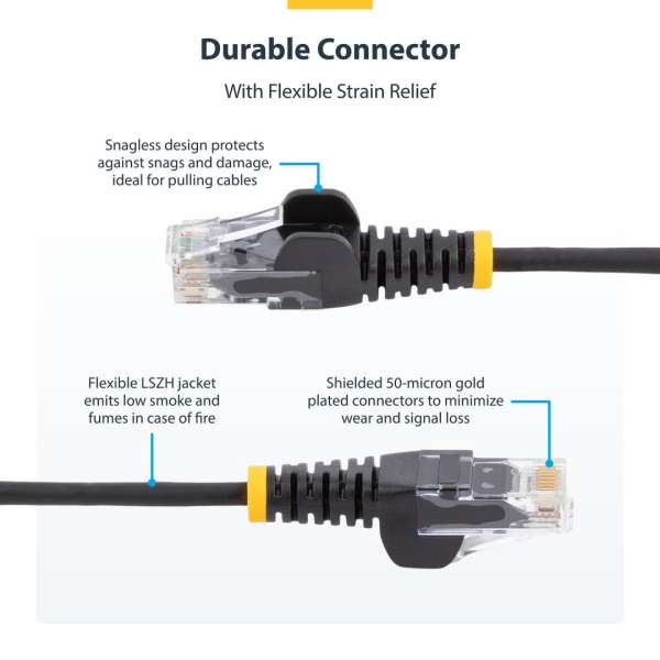 Startech CAT6 U-UTP Patch Cable 0,25m Purple