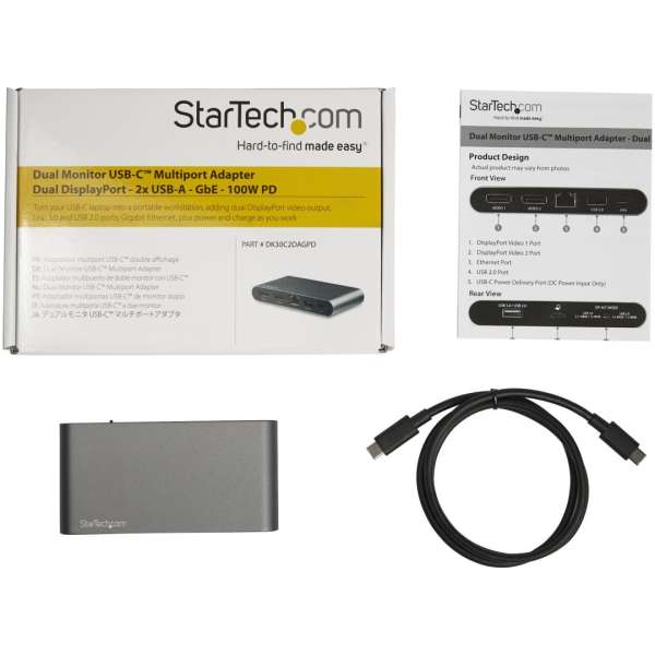 Startech DK30C2DAGPD Mini Laptop Docking Station