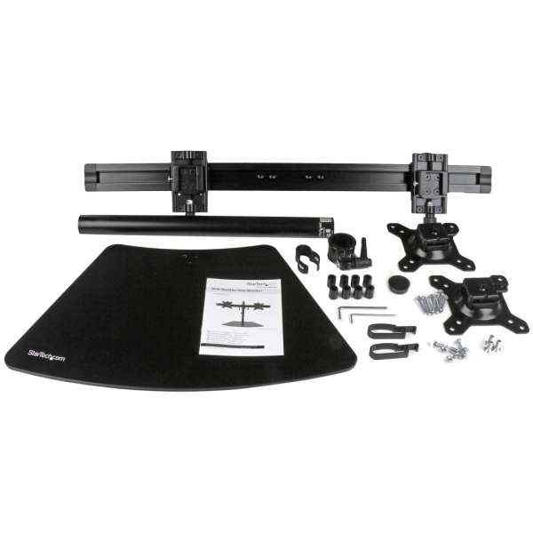 Startech Dual-Monitor Stand Horizontal 24" Black