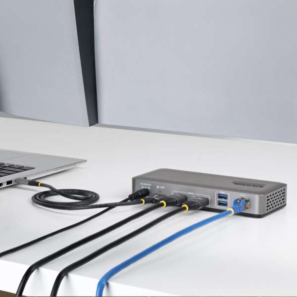 Startech Dual-Monitor USB-C Docking Station Space Gray