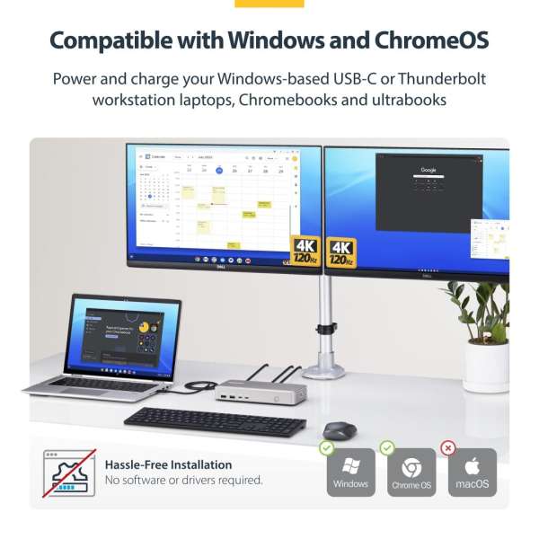 Startech Dual-Monitor USB4 Docking Station