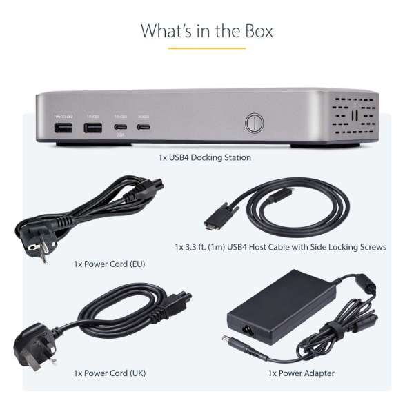 Startech Dual-Monitor USB4 Docking Station