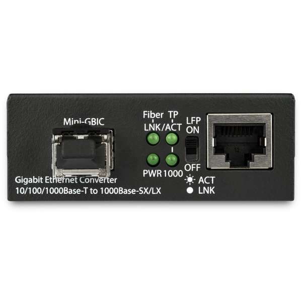 Startech Gigabit Ethernet Fiber Media Converter Compact 850nm