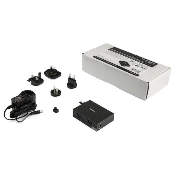 Startech Gigabit Ethernet Fiber Media Converter Compact 850nm