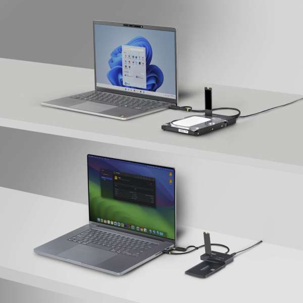 Startech USB-C/USB-A to M.2 NVMe and 2.5in/3.5in SATA Adapter