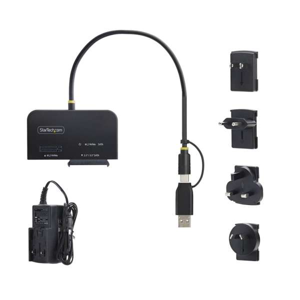 Startech USB-C/USB-A to M.2 NVMe and 2.5in/3.5in SATA Adapter