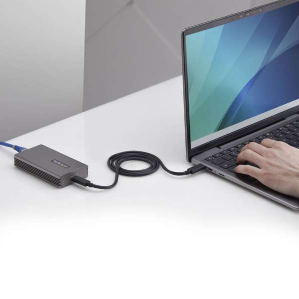 Startech STARTECH - IO NETWORKING USB4 TO ETHERNET ADAPTER .