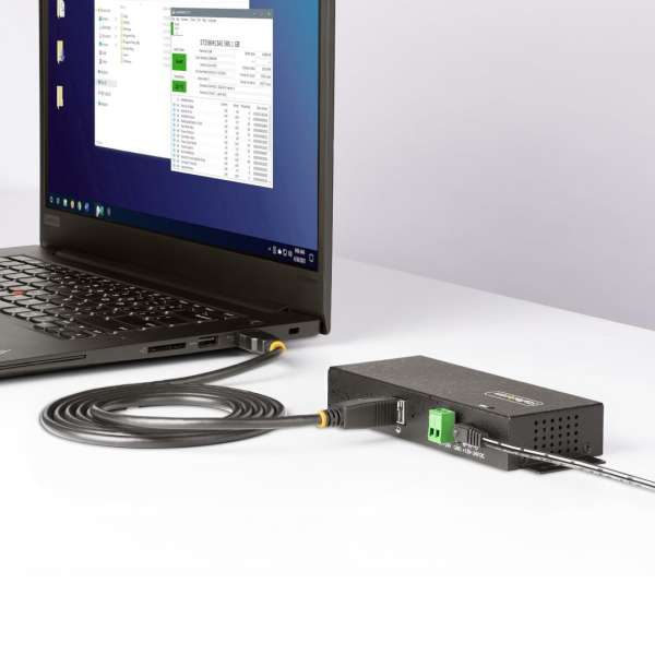 Startech 7-portos USB3.7 HUB Black