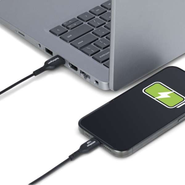 Startech USB-A to USB-C Charging Cable 1m Black