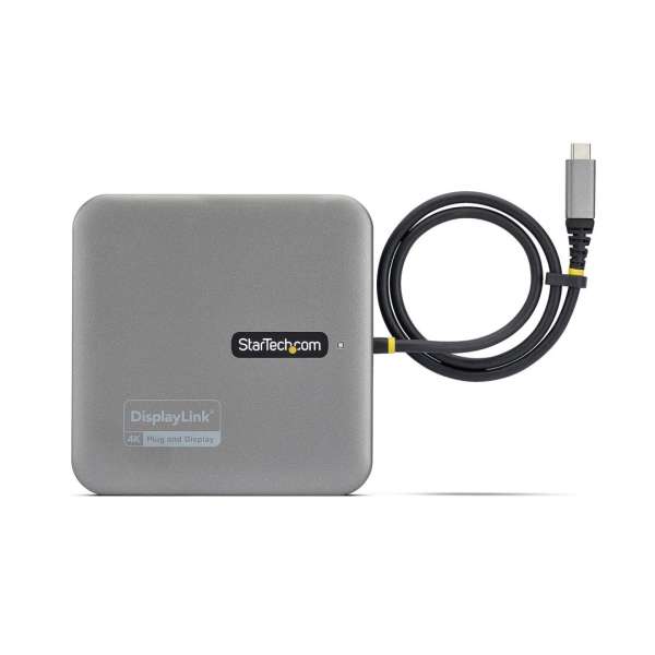 Startech USB-C Docking Station Dual 4K 60Hz HDMI compatible with MacBook Pro (M1/M2/M3/M4) and Windows USB-A/USB-C 10Gbps Hub 100W Power Delivery Grey