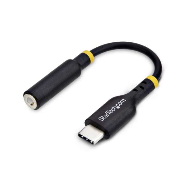 Startech USB-C to 3.5mm TRRS Headphone/Headset Jack Audio Adapter Black
