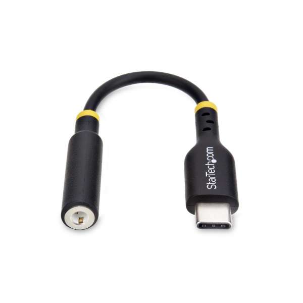 Startech USB-C to 3.5mm TRRS Headphone/Headset Jack Audio Adapter Black