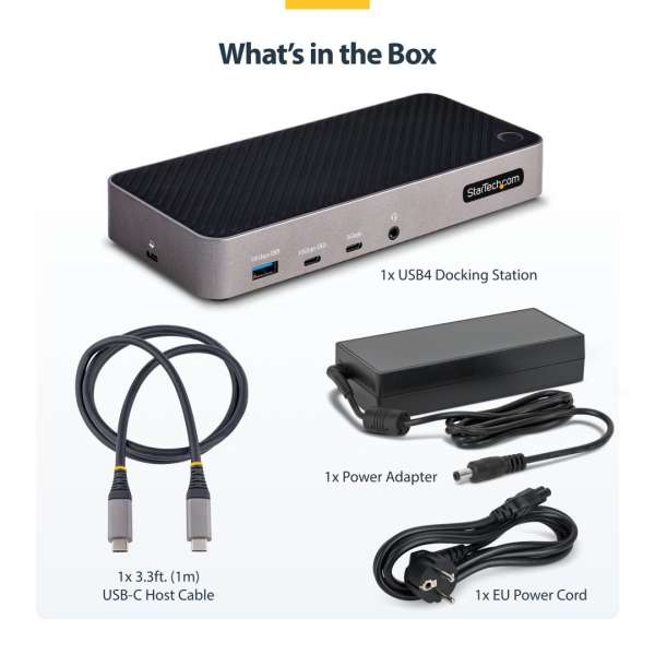 Startech USB-C Triple Monitor Docking Station