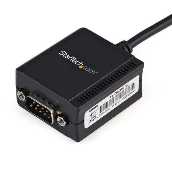 Startech USB to Serial RS232 Adapter Cable with COM Retention 1,8m Black