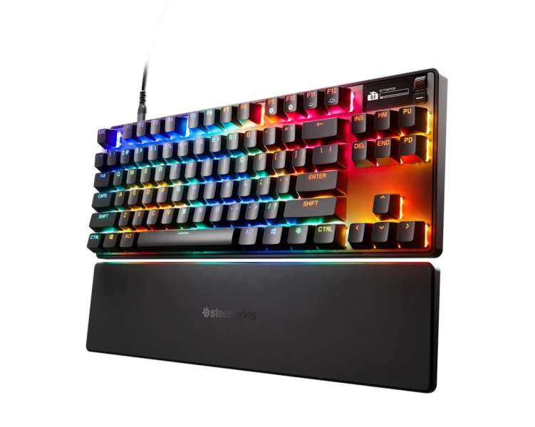 Steelseries Apex 3 TKL Gaming Keyboard Amethiyst Black UK