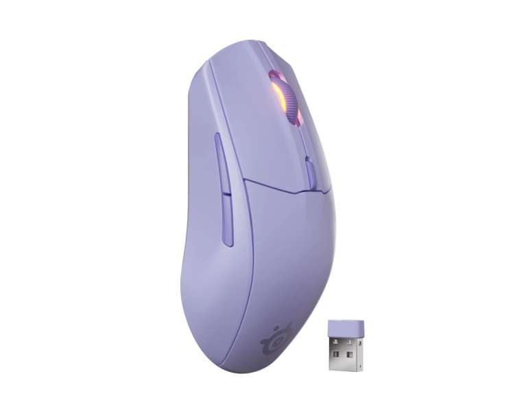 Steelseries Rival 3 Gen 2 Gaming Wireless Bluetooth Mouse Levander